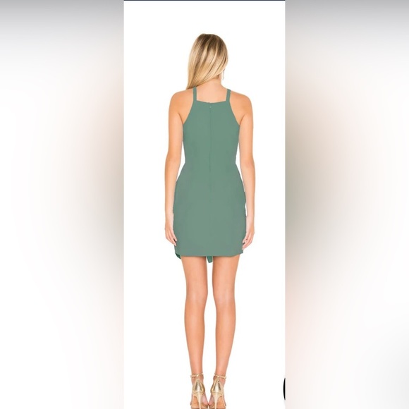 NWT Amanda Uprichard Cream Strap Halter Neck Sheath Mini Dress Size S Stunning - Picture 7 of 9